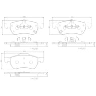 Balata Brembo P51003N - Mi Refacción