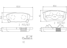 Cargar imagen en el visor de la galería, Balata Brembo P54034N - Mi Refacción