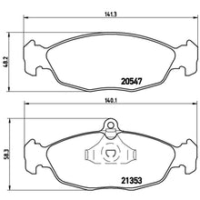 Cargar imagen en el visor de la galería, Balata Brembo P59011 - Mi Refacción