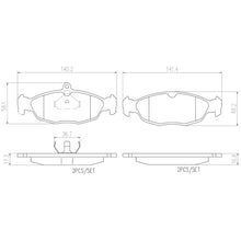Cargar imagen en el visor de la galería, Balata Brembo P59011N - Mi Refacción