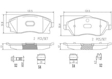 Cargar imagen en el visor de la galería, Balata Brembo P59036N - Mi Refacción