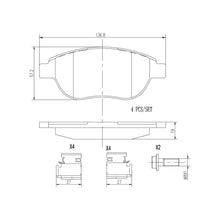 Cargar imagen en el visor de la galería, Balata Brembo P61068N - Mi Refacción