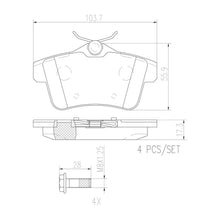 Cargar imagen en el visor de la galería, Balata Brembo P61114N - Mi Refacción