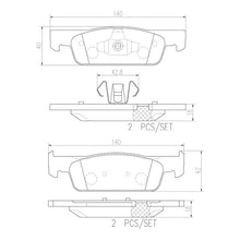 Cargar imagen en el visor de la galería, Balata Brembo P68059N - Mi Refacción