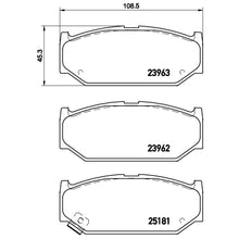Cargar imagen en el visor de la galería, Balata Brembo P79023 - Mi Refacción