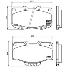 Cargar imagen en el visor de la galería, Balata Brembo P83009 - Mi Refacción