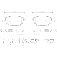Cargar imagen en el visor de la galería, Balata Brembo P83055N - Mi Refacción