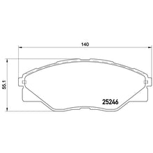 Cargar imagen en el visor de la galería, Balata Brembo P83137