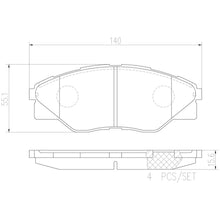 Cargar imagen en el visor de la galería, Balata Brembo P83137N - Mi Refacción