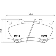 Cargar imagen en el visor de la galería, Balata Brembo P83140