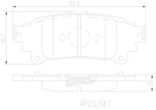 Cargar imagen en el visor de la galería, Balata Brembo P83153N - Mi Refacción