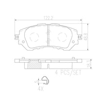 Cargar imagen en el visor de la galería, Balata Brembo P83165N - Mi Refacción