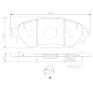 Balata Brembo P83167N - Mi Refacción