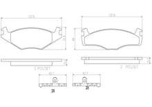 Cargar imagen en el visor de la galería, Balata Brembo P85005N