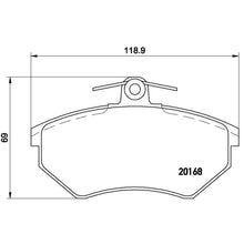 Cargar imagen en el visor de la galería, Balata Brembo P85011 - Mi Refacción