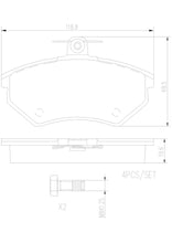 Cargar imagen en el visor de la galería, Balata Brembo P85011N - Mi Refacción