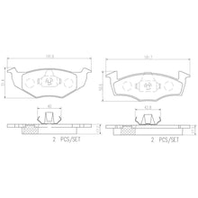 Cargar imagen en el visor de la galería, Balata Brembo P85025N - Mi Refacción