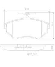 Cargar imagen en el visor de la galería, Balata Brembo P85032N - Mi Refacción