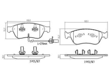 Cargar imagen en el visor de la galería, Balata Brembo P85087N - Mi Refacción