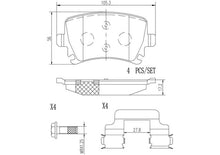 Cargar imagen en el visor de la galería, Balata Brembo P85095N - Mi Refacción