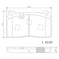 Balata Brembo P85123N - Mi Refacción