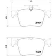 Balata Brembo P85124X - Mi Refacción