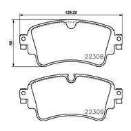 Balata Brembo P85154N - Mi Refacción