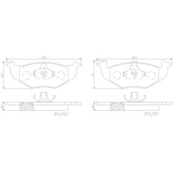 Balata Brembo P85156N - Mi Refacción