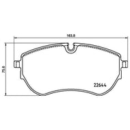 Balata Brembo P85173 - Mi Refacción