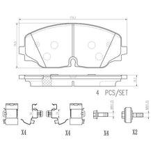 Cargar imagen en el visor de la galería, Balata Brembo P85176N - Mi Refacción