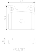 Cargar imagen en el visor de la galería, Balata Brembo P86002N - Mi Refacción