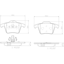 Cargar imagen en el visor de la galería, Balata Brembo P86019N - Mi Refacción