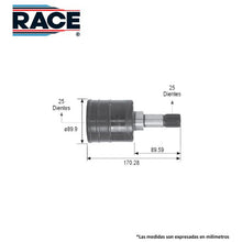 Cargar imagen en el visor de la galería, Junta Homocinética Race Rc-6334 - Mi Refacción