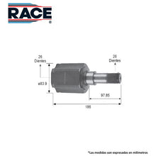 Cargar imagen en el visor de la galería, Junta Homocinética Race Rc-7017 - Mi Refacción