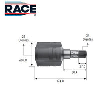 Cargar imagen en el visor de la galería, Junta Homocinética Race Rc-7024 - Mi Refacción