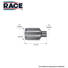Cargar imagen en el visor de la galería, Junta Homocinética Race Rc-7025 - Mi Refacción