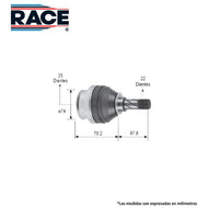 Junta Homocinética Race Rc-7030 - Mi Refacción