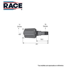 Cargar imagen en el visor de la galería, Junta Homocinética Race Rc-7050 - Mi Refacción