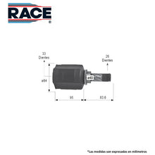Cargar imagen en el visor de la galería, Junta Homocinética Race Rc-7064 - Mi Refacción