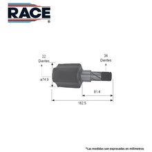 Cargar imagen en el visor de la galería, Junta Homocinética Race Rc-8204 - Mi Refacción