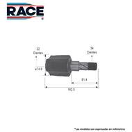Junta Homocinética Race Rc-8204 - Mi Refacción