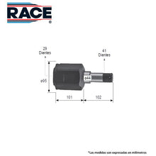 Cargar imagen en el visor de la galería, Junta Homocinética Race Rc-8424 - Mi Refacción