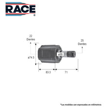 Cargar imagen en el visor de la galería, Junta Homocinética Race Rc-8453 - Mi Refacción