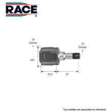 Cargar imagen en el visor de la galería, Junta Homocinética Race Rc-8459 - Mi Refacción