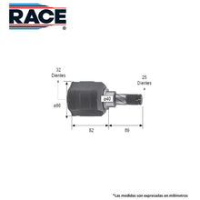 Cargar imagen en el visor de la galería, Junta Homocinética Race Rc-8463 - Mi Refacción