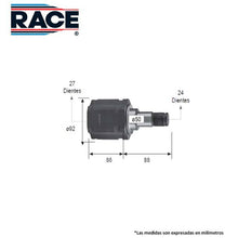 Cargar imagen en el visor de la galería, Junta Homocinética Race Rc-8479 - Mi Refacción