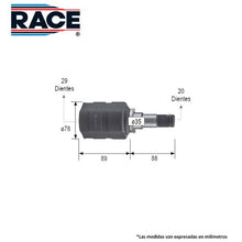 Cargar imagen en el visor de la galería, Junta Homocinética Race Rc-8493 - Mi Refacción