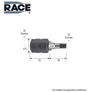 Junta Homocinética Race Rc-8493 - Mi Refacción