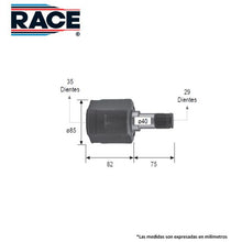 Cargar imagen en el visor de la galería, Junta Homocinética Race Rc-8508 - Mi Refacción
