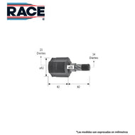 Junta Homocinética Race Rc-8642 - Mi Refacción